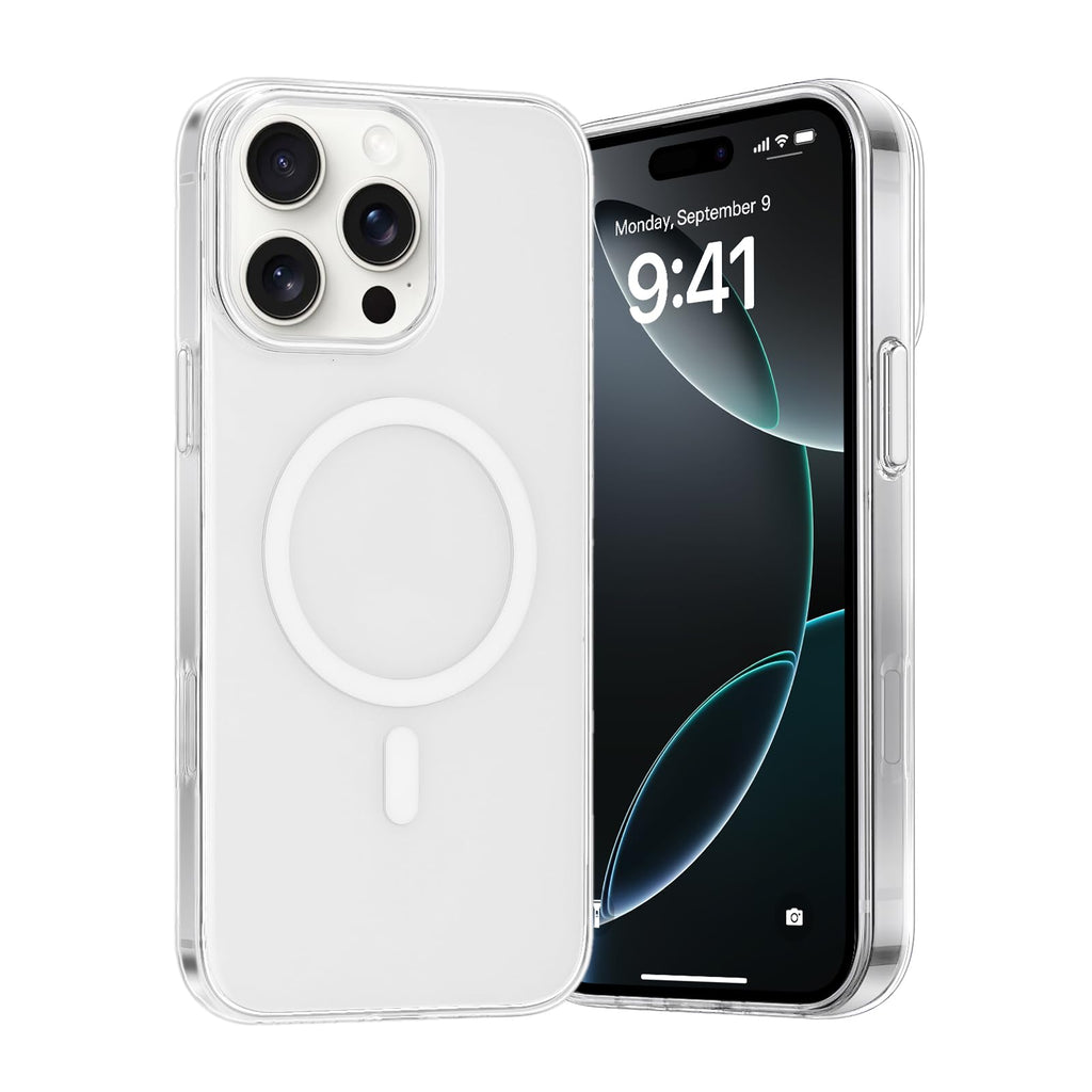 Compatible with i-Phone 16 Pro Max Case Clear Magnetic Magnetic Case for i-Phone 16 Pro Max Compatible with i-Phone 16 Pro Max Case Mag safe Compatible with i-Phone 16 Pro Max Mag Safe Case Clear