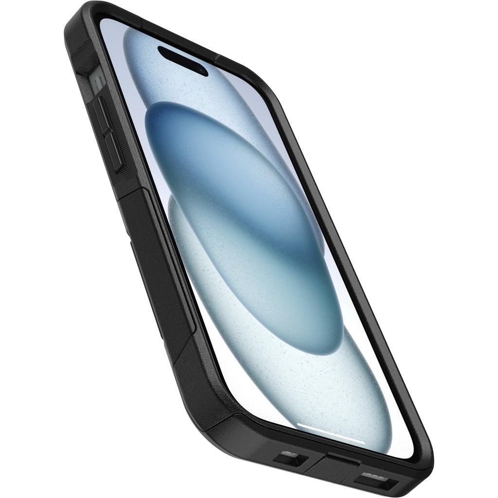 OtterBox iPhone 17e, 16e, 15, 14, & 13 Commuter Series Case - Black, Slim & Tough, Pocket-Friendly, with Port Protection