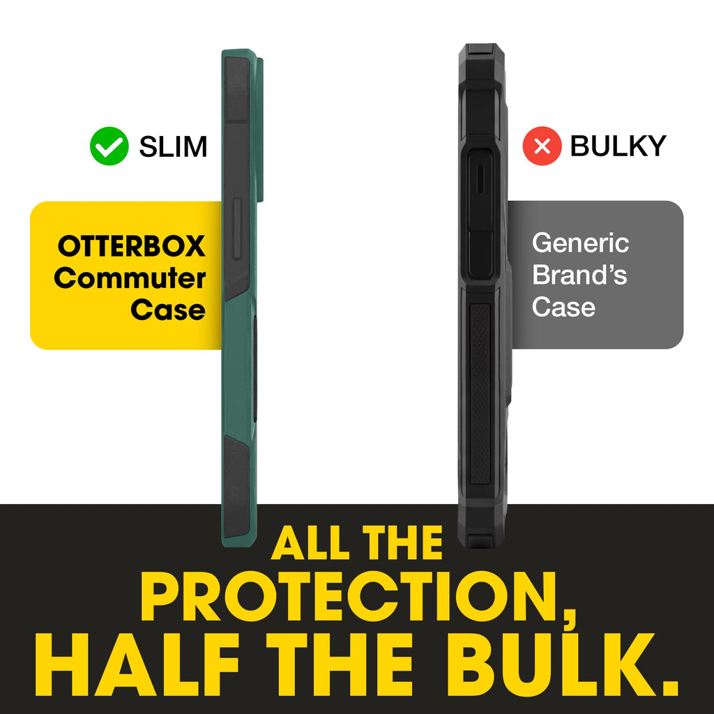 OtterBox iPhone 17e, 16e, 15, 14, & 13 Commuter Series Case - Black, Slim & Tough, Pocket-Friendly, with Port Protection