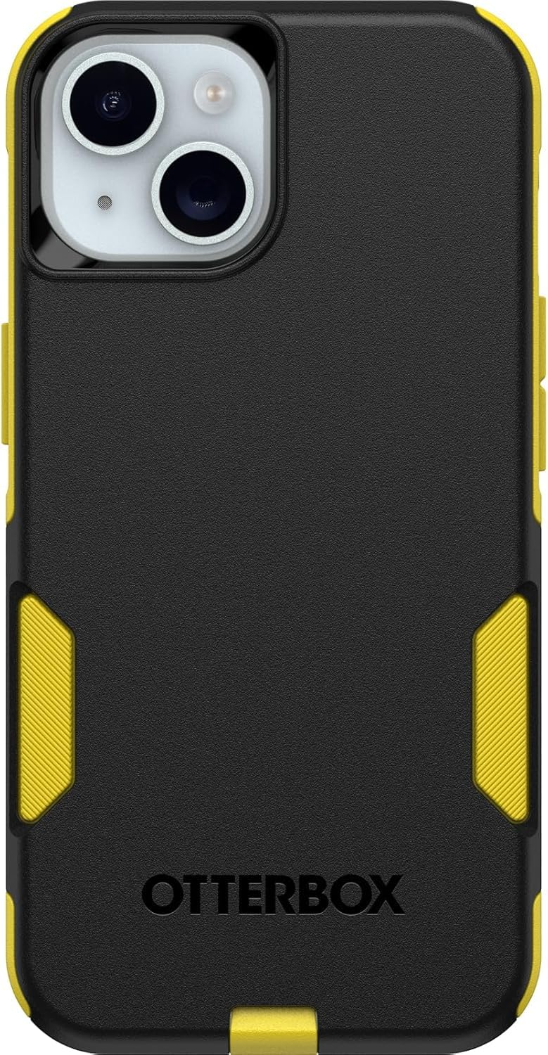 OtterBox iPhone 17e, 16e, 15, 14, & 13 Commuter Series Case - Black, Slim & Tough, Pocket-Friendly, with Port Protection
