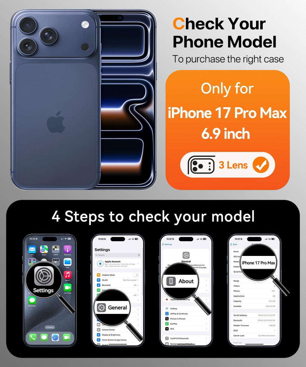 Magnetic for iPhone 15 Case with Built-in Sensitive Screen Protector, Full-Body Dual Front & Back Protective Phone Case [Compatible with MagSafe] Drop Proof 15 Cover 6.1 Inch, Black