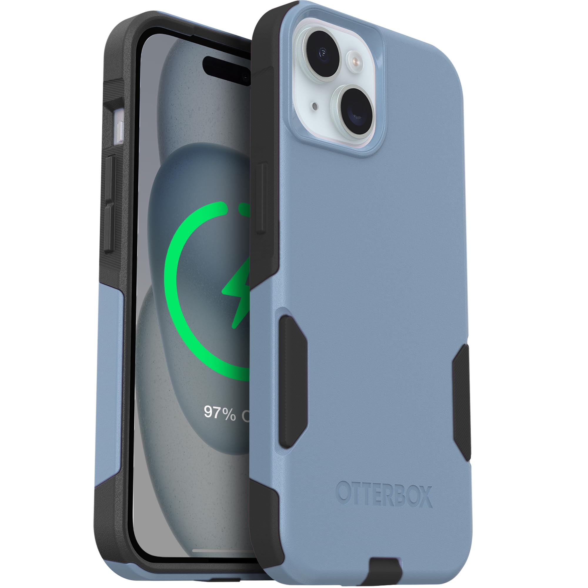 OtterBox iPhone 17e, 16e, 15, 14, & 13 Commuter Series Case - Black, Slim & Tough, Pocket-Friendly, with Port Protection