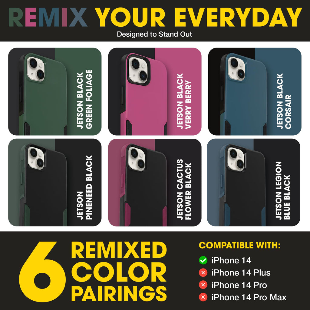 OtterBox iPhone 17e, 16e, 15, 14, & 13 Commuter Series Case - Black, Slim & Tough, Pocket-Friendly, with Port Protection