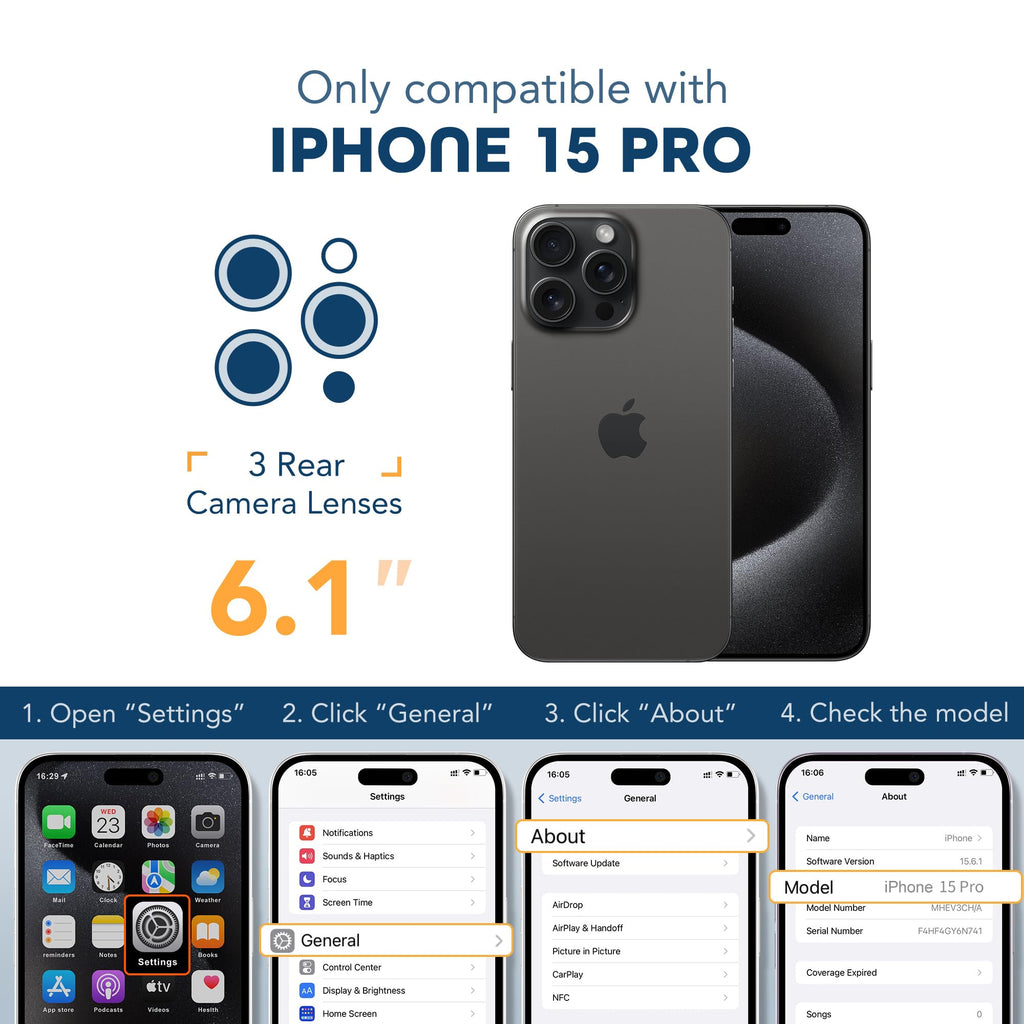 TIESZEN for iPhone 15 Case, Compatible with MagSafe, Built-in Privacy Screen Protector and Camera Protection, Anti Spy Full Body Dustproof Shockproof Hard Phone Case 6.1", Black