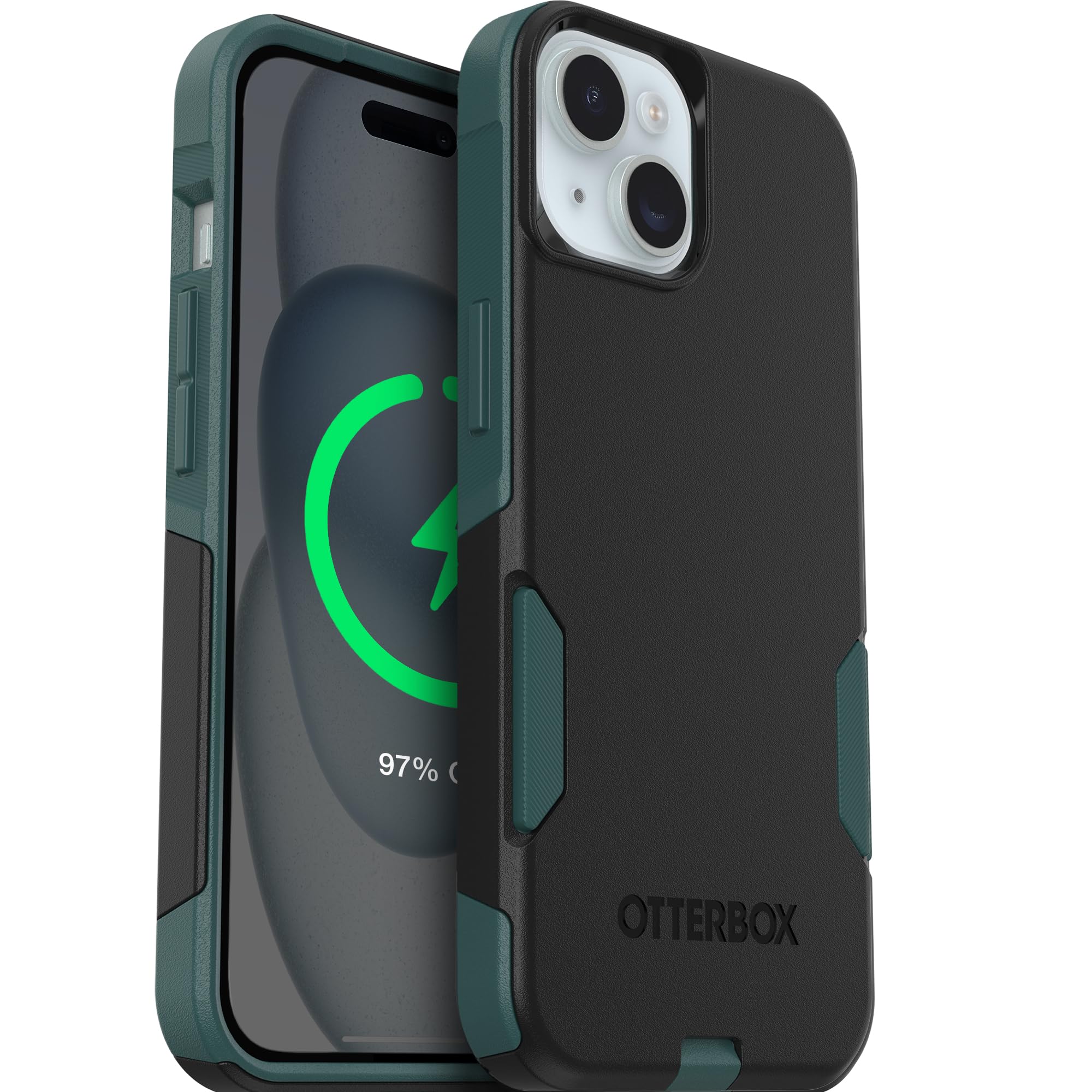 OtterBox iPhone 17e, 16e, 15, 14, & 13 Commuter Series Case - Black, Slim & Tough, Pocket-Friendly, with Port Protection