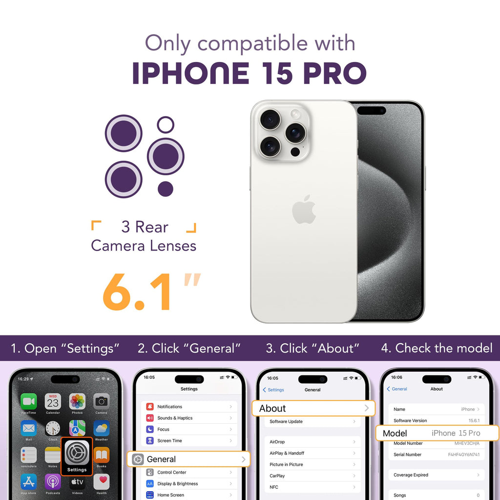 TIESZEN for iPhone 15 Case, Compatible with MagSafe, Built-in Privacy Screen Protector and Camera Protection, Anti Spy Full Body Dustproof Shockproof Hard Phone Case 6.1", Black