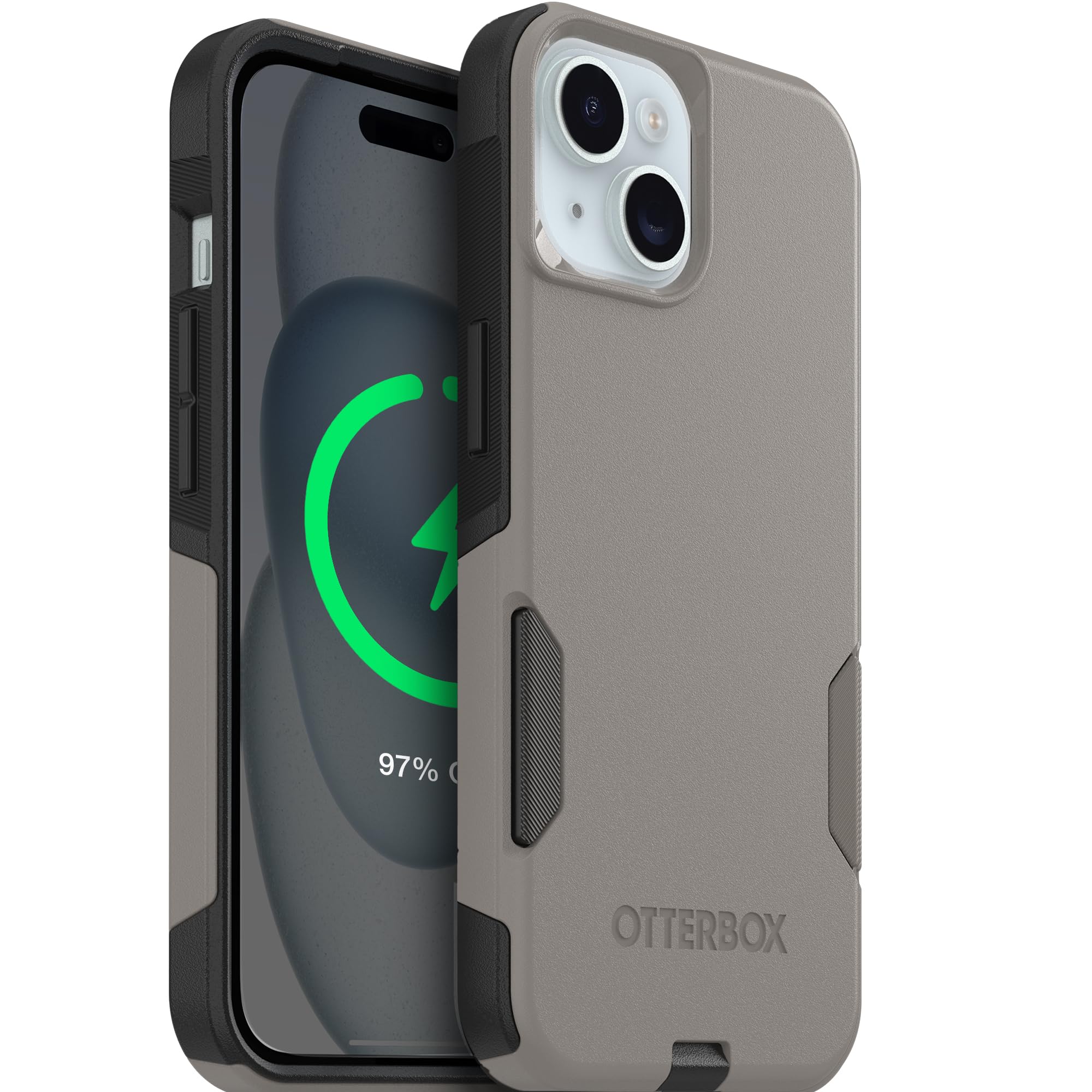 OtterBox iPhone 17e, 16e, 15, 14, & 13 Commuter Series Case - Black, Slim & Tough, Pocket-Friendly, with Port Protection